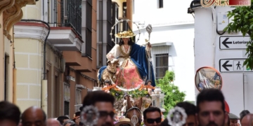 La jerezana pastora de San Dionisio peregrinó hasta San Juan Bautista de La Salle