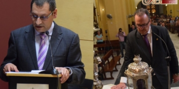 José Fernández Mora y Francisco Vela Vidal candidatos a Hermano Mayor en el Nazareno