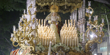 La Banda Sinfónica Municipal tocará tras el trono de la malagueña Virgen de la Paloma