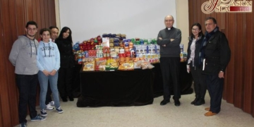 Santa Elena y Cristo Rey recogen cerca de 2.000 kilos de alimentos para Cáritas
