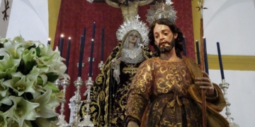 El San José de Desamparados estuvo expuesto en Besamano en la jornada de ayer