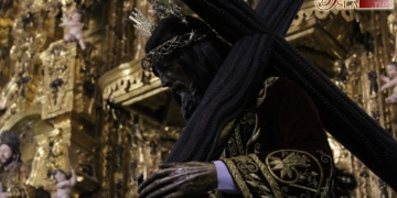 Jesús Nazareno llegó en la noche de ayer a la capilla del Colegio de la Compañía de María