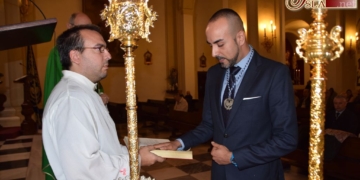 El Triduo de Cristo Rey comienza con la jura de tres nuevos miembros de su Junta