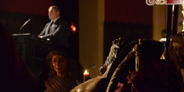 Juan Pedro García meditó ante el Cristo de la Redención en su 50 aniversario