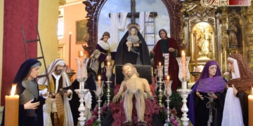 El Cristo de la Redención expuesto en Besapié durante toda la jornada de hoy