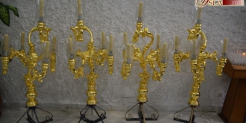 Resurrección estrenará en su salida procesional el dorado de los candelabros de su paso