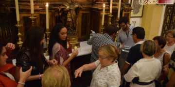 Servitas celebra con la bendición de panes y el agua la festividad de San Felipe Benicio