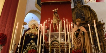 Los hermanos de Columna han dado inicio esta tarde al Triduo en honor de su Titular