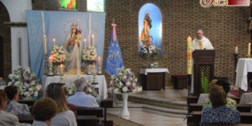 Ayer dio comienzo en la Parroquia de San Marcos el Triduo a María Auxiliadora