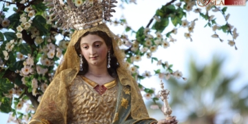 La Divina Pastora de Capuchinos abrió las vísperas del Corpus en Jerez de la Frontera