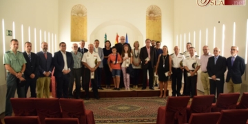 El Castillo de San Romualdo acogió ayer la entrega de los premios del Corpus