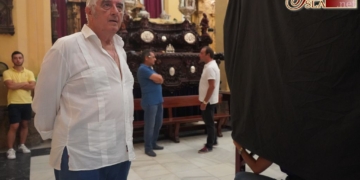 El paso que fuera del Nazareno y Prendimiento vuelve a la Isla para el Pontifical del viernes