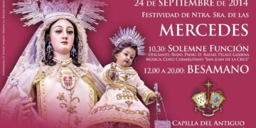 La Virgen de las Mercedes estará expuesta en besamano el día de su onomástica