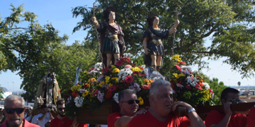 La romería del Cerro se pudo celebrar tras dos años de suspensión por la lluvia