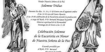 Perdón celebra a partir del 23 de enero los cultos en honor a Nuestra Señora de la Paz