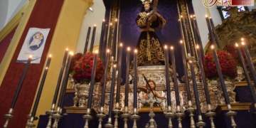 El Quinario a Nuestro Padre Jesús Nazareno comienza en compañía de hermanos y devotos