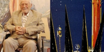 Fallece Bernardino de Hoyos primer cartelista oficial de la Semana Santa isleña