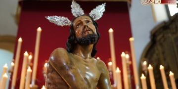 El Quinario de Columna llega a su fin con el Besapié a Jesús Atado y Flagelado