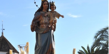 Esta tarde saldrá desde San Francisco la imagen de María Auxliadora