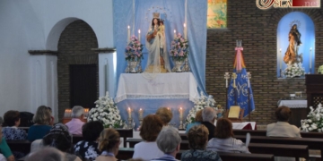 En la Parroquia de San Marcos también se celebra el Triduo previo al 24 de mayo