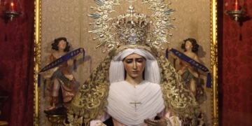 La Virgen del Dulce Nombre estuvo expuesta en besamano en San Lorenzo