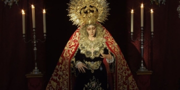 La Virgen de los Dolores del sevillano barrio de San José Obrero estuvo en besamano