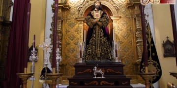 Jesús Cautivo será trasladado hoy tras la misa de siete a su altar de Quinario