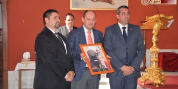 José Martín Pérez presentó el cartel de Tres Caídas esta mañana en la Sagrada Familia
