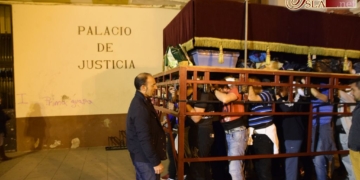 Las cuadrillas de Desamparados y Sangre se preparan para un nuevo Viernes Santo