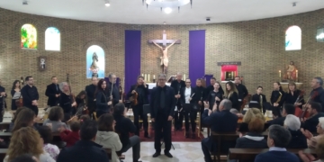 La Orquesta de San José interpretó piezas y marchas en la Parroquia de San Marcos