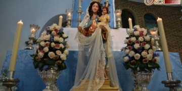 María Auxiliadora de San Marcos estuvo en Besamano con motivo de su festividad