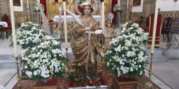 Besamano extraordinario a Santa Lucía con motivo de la canonización de Juan XXIII