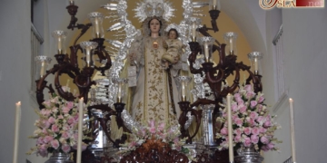 Todo preparado para la salida a partir de las siete de la tarde de la Virgen de las Mercedes