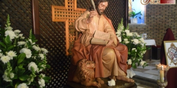 Eucaristía y Besapié en la Parroquia de San Marcos en el día de la onomástica del Titular