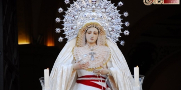 La Virgen de la Soledad cerró los rosarios de la aurora en la Iglesia Mayor Parroquial