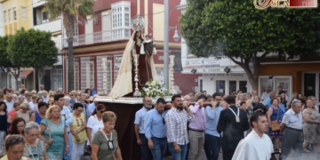 La Virgen del Carmen regresó a su templo tras más de una semana en la Iglesia Mayor