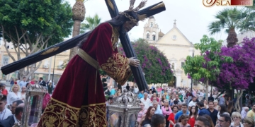 Jesús Nazareno llegó a la Iglesia del Carmen en la penúltima etapa de su peregrinación