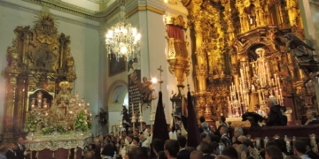 La Patrona de Cádiz visita desde el jueves a la Virgen del Carmen en su iglesia