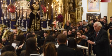 La Banda del Nazareno rindió su anual homenaje al profesor Rafael Huertas Soria