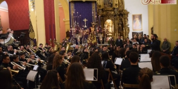La Banda del Nazareno estrenó seis marchas en el concierto ‘Profesor Rafael Huertas’