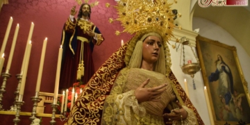 Hoy rezo del Santo Rosario junto a la Virgen de la Estrella en el interior de San Francisco