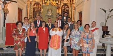 La junta de gobierno del Rocío de Cádiz tomó posesión ayer en la iglesia de San José