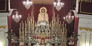 La Archicofradía de la Palma de Cádiz celebra en estos días la Novena a su Titular