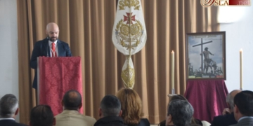 Alberto Clavaín presentó el cartel que anuncia una nueva salida de la Resurrección