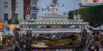 La despedida del Cristo Yacente será en una misa el 7 de junio antes de su traslado a Sevilla