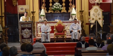 Medinaceli celebra desde ayer el Triduo al Santísimo en la Iglesia Mayor