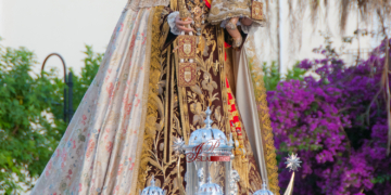 Un cartel ya anuncia la salida procesional de la Virgen del Carmen del próximo 16 de julio