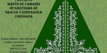 Hermanos del Huerto proyectan un manto de camarín para Gracia y Esperanza Coronada