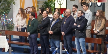 Eucaristía y convivencia para celebrar la festividad de San Juan Evangelista en Prendimiento