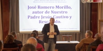 Luis Chamorro acercó a los cofrades de Medinaceli la figura de José Romero Morillo
